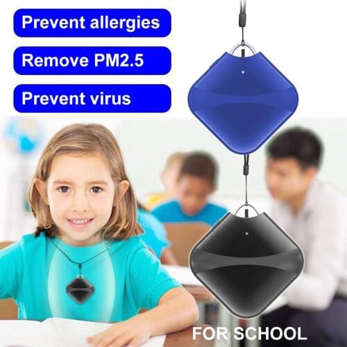 Neck Air Purifier Negative Ion Hanging Portable Anti-Second-Hand Smoke Anti-Fog Car Home Prevent Motion Sickness