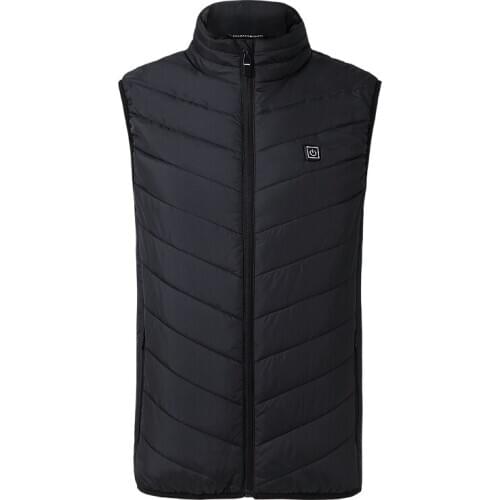 USB Heated Vest Men Women Heated Jacket Winter Heater Vest Thermal Warm Fishing Hiking Vest Outdoor Electric Thermal Waistcoat