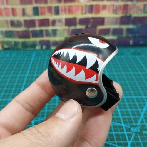 1/6 Soldier helmet racing helmet helmet model toy for 12' soldier scene action doll doll accessories