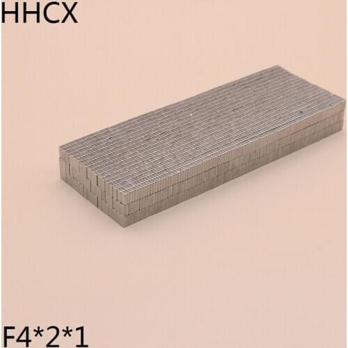 10 20 50 100 200pcs/lot magnet 4*2*1 N35 Magnet 4x2x1 Neodymium Magnets for moto