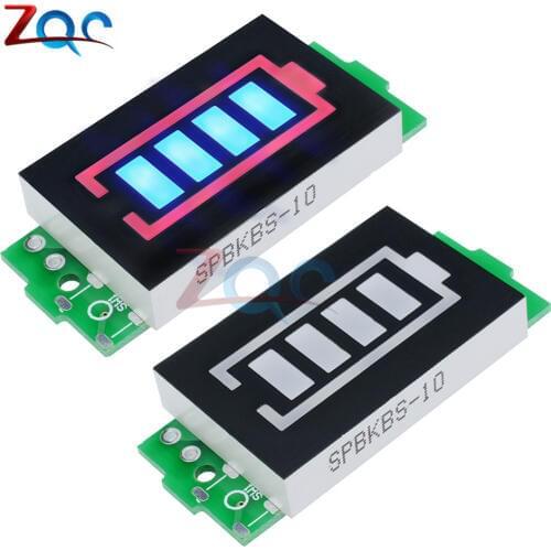 1S 2S 3S 4S 6S 7S Series Lithium Battery Capacity Indicator Display Module Electric Vehicle Battery Power Tester Li-po Li-ion