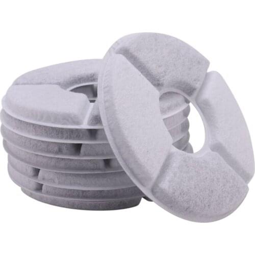 8Pcs/Lot Activated Carbon Filter For 1.8L Led Automatic Water Drinking Fountain Cat Dog Kitten Pet Bowl Drink Dish Filter