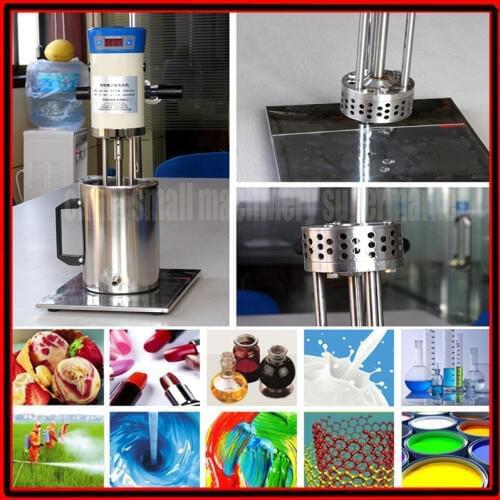 Automatic LED display Lab Equipment Shear Digital Display Shear Mixer Emulsifying Machine oil cream mixing machine 0.5-20