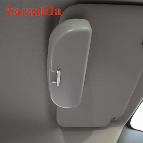 Carmilla Car Glasses Holder Case Box for Chevrolet Volt Malibu Camaro Cobalt Orlando Spark Colorado Bolt Onix Traverse Blazer