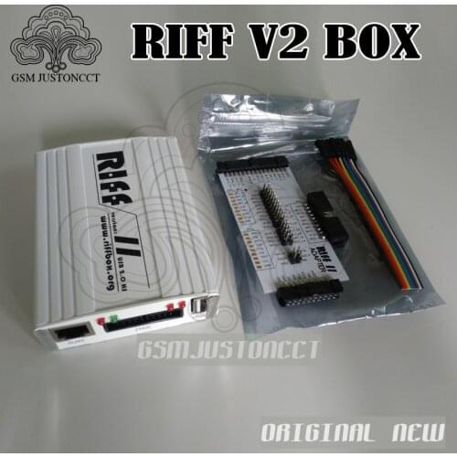 Free shipping 2019 original new Riff V2 Box / riff box + adapter for LG&HTC, for Samsung mobiles Repair and Flash