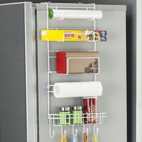 Household Multifunctional Fridge Sidewall Hanging Storage Rack Shelf Organizer Hanging Storage Rack Shelf Organizer Hanging Stor