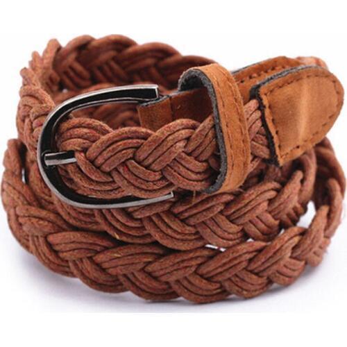 Length 102cm Womens Belt Candy Colors Hemp Rope Braid Belt Female Belt For Dress New Arrival