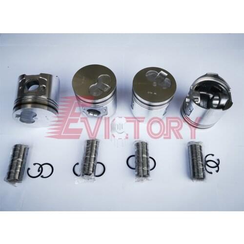 For YANMAR 4TNE92 4D92E 4D94E 4TNE94 rebuild overhaul kit crankshaft + piston and ring