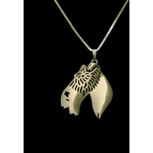 Drop shipping-Wire Haired Fox Terrier Necklace
