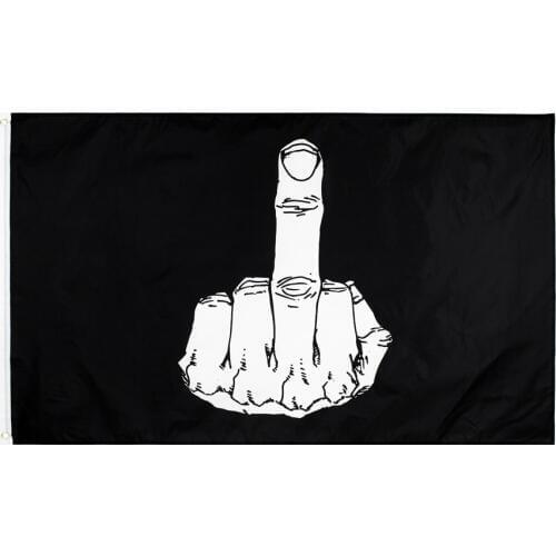 90x150cm middle finger Flag