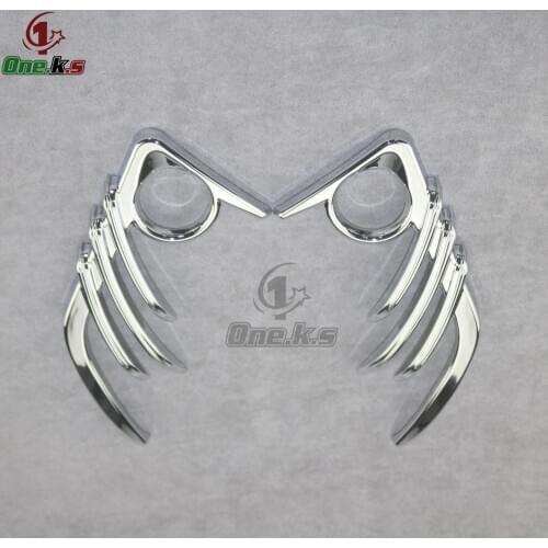GL1800 Honda Gold Wing GL1800 2012-2017 Chrome Plated Fairing Gold Wing Motorcycle Front Horn Decorative Cover