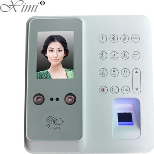 Intelligent Facial Recognition Access Control System F610 Fingerprint Time Attendance Machine With 2.8inch Touch Screen