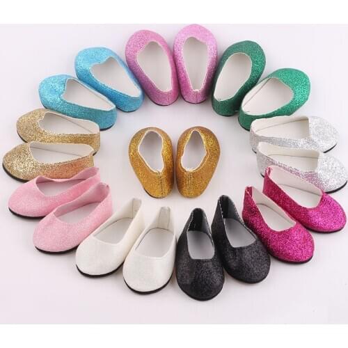 Mini Doll Shoes Accessories Dress Up Fashion Doll 10 Style for 18 Inch American & 43 Cm New Born Baby Girls Toys DIY Gift