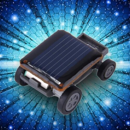 Mini Original Solar Energy Powered Racing Car Vehicle Saving Power Amazing Educational Gadget Kids Children Gift Toy