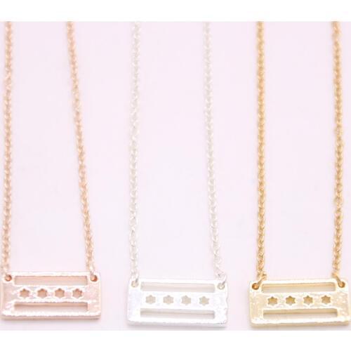 Fashion star pendant necklace Rectangular Graphics Designed for women