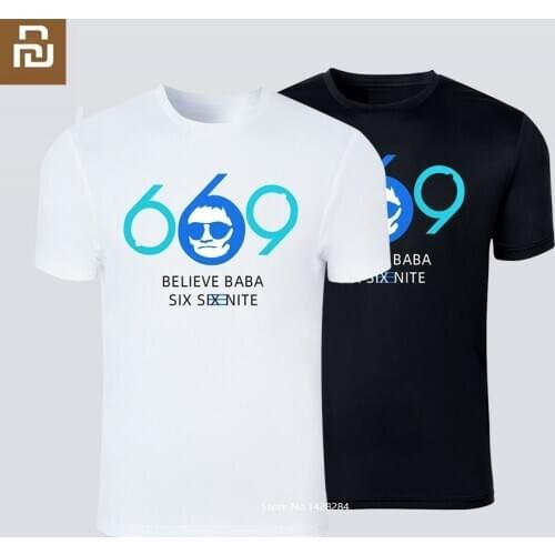 Youpin ZENPH Quick drying Sunscreen Print t-shirt Anti-UV High elasticity Light and breathable Men summer Short sleeve