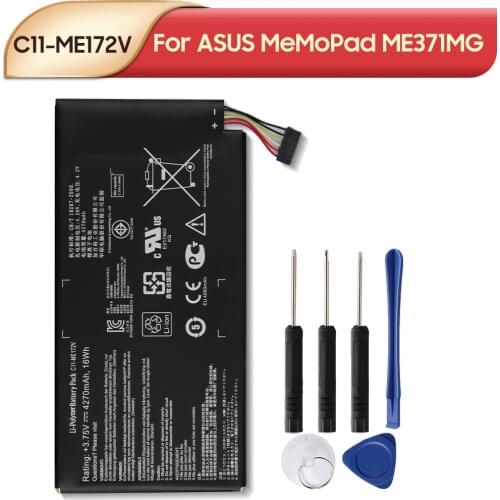 Original Replacement Battery C11-ME172V For ASUS MeMoPad ME371MG k004 ME172V Tablet Battery 4270mAh