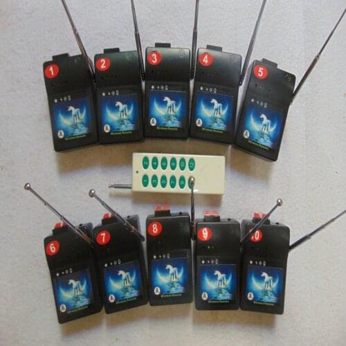 ZT10R Remote 10 Cues transmitter fireworks Remote stage wedding equipment-wireless switch electric wire Professional stage