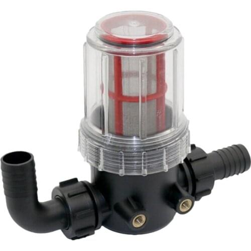 20Mm 50 Mesh Stainless Steel Large Flow Visible Filter Transparent Water Pipe Pre-Filter Garden Irrigation Agriculture Tool