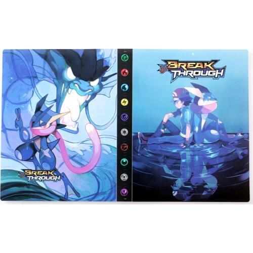 TAKARA TOMY Pokemon Cards Album Book Cartoon Anime New 240PCS Game Card GX EX VMAXHolder Collection Folder Kid Cool Toy Gift