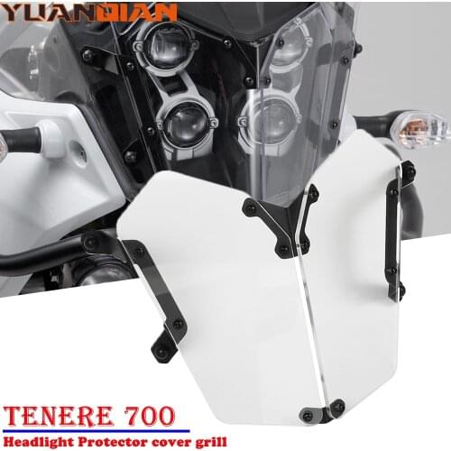 Motorcycle Headlight Protector Grille Guard Cover Grill For Yamaha Tenere 700 XTZ 700 XTZ690 T7 XT700Z TX690Z 2019 2020 2021