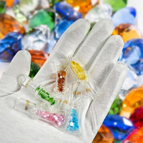 Diamond Flat Glass Smoking Filter Tips