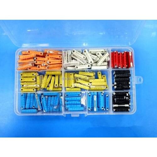 200PCS 5-30A/5-40A Automotive European Fuse Dia 6mm Continental Car Fuse GBC EU Car/Auto Blade 6Sizes Bakelite Auto Fuze Kit