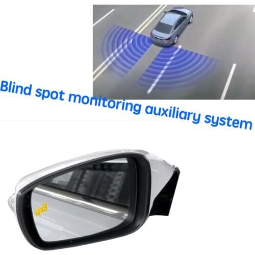 Car BSD BSM BSA Blind Area Spot Warning Drive Mirror Rear Radar Detection System For Hyundai Sonata i45 YF 2009~2014
