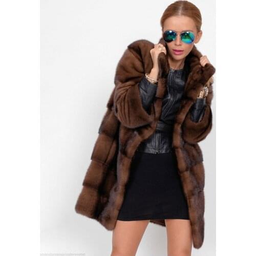 CHAXIAOA Fur Coats With Collar
