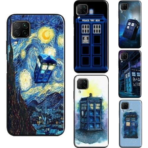 Tardis Doctor Who Case For Huawei P40 Lite P30 P20 P Smart Z 2019 Nova 5T Honor 20 Pro 10i 8A 8X 9X Cover