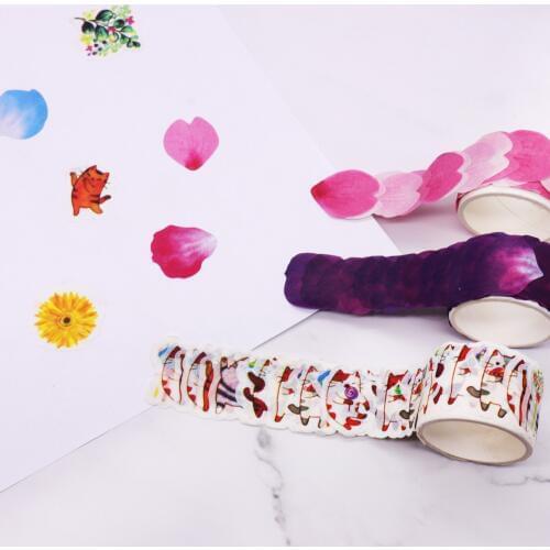 22x23mm Flower Writeable Decorative Masking Tape Fragrance Sakura Washi Tape DIY Scrapbooking Diary Paper Stickers