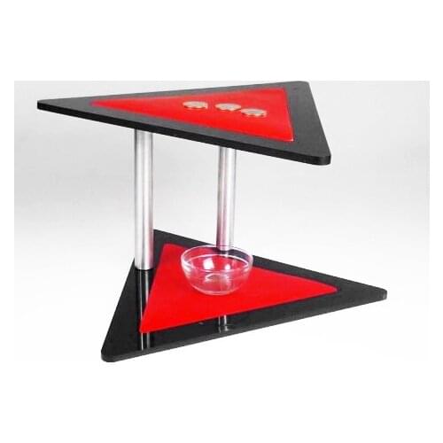 Deans Triangle by Dean Dill Coin Magic Tricks Gimmick Coins Through The Table Mentalism Illusion Magician Fun Coin Penetration