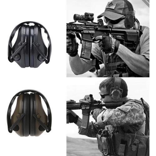 Anti-noise Electronic Ear Muffs Protection Shooting Hunting Sport Tactical