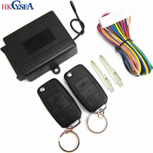 HKCYSEA Car Universal Remote Central Door Lock Car Keyless Entry Engine Start Alarm System M602-8117 Easy to Install
