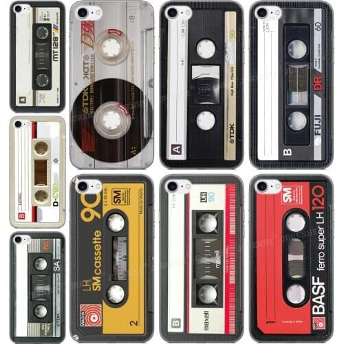 For iPhones 12 Mini 11 Pro XS Max XR X 6 7 8 Plus SE2 SE 2020 Music Tape Soft Silicone Phone Case For iPod Touch 7 6 5 Cover