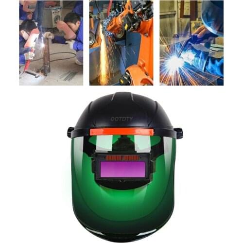 OOTDTY Solar Welding Face Guard Mask Protect Eyes for Welding Works