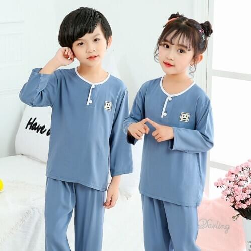 Baby Pyjamas 2020 Autumn sleepwear Kids Pajama Sets Girls Nightclothes Long Sleeve Children Home Clothes 2Y-12Y boy pijamas