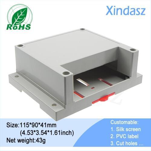 Plastic box electronics 115*90*41mm din rail mount enclosures plastic box enclosure eletronic