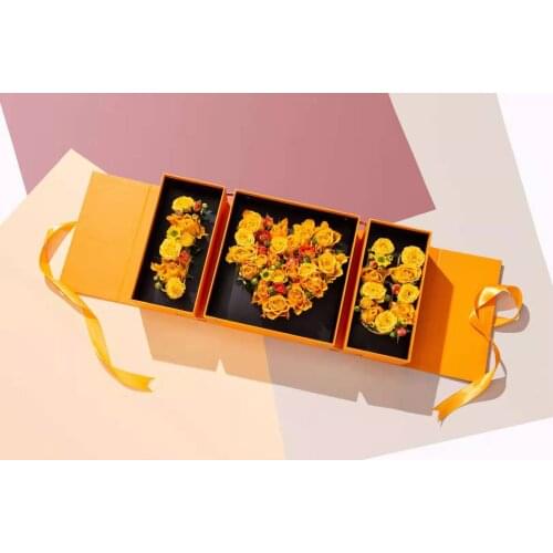 1pcs Valentines Day Flower Gift Box Combination Love Flower Box Rose Flower Box Soap Flower Eternal Flower Gift Box