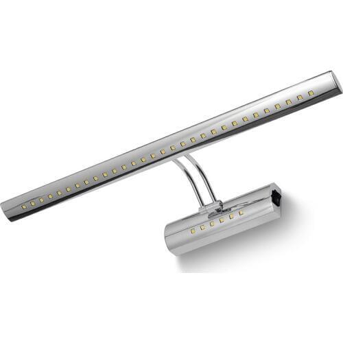 DX Modern Led Wall Lamp Waterproof Lighting Fixture Bathroom Light Makeup Mirror Lights Stainless Steel Luminaire White Luster