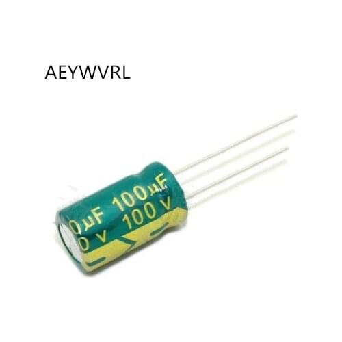 High frequency capacitor 100UF 100V 10*16MM electrolytic capacitors 100V100UF