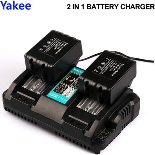 Double Battery Charger For Makita 14.4V 18V BL1830 Bl1430 DC18RC DC18RA Li-Ion Replacement Battery