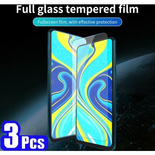 3Pcs Phone Screen Protecto for Xiaomi Redmi Note 7 7S 8 8T 9 pro Max 9T 9S 9A 9C 9i 10X Pro Tempered Glass 8A 7A Protective Film