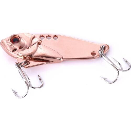 Winter Metal Vib Rattlin Wobblers For Hard Vivid Fishing Lure 1PCS swimbait Jerkbait Long Casting Sinking Fake Artificial Baits