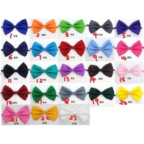 1000pcs/lot new fashion candy color children kid bowknot bowtie/solid color bow tie 50pcs/color packing