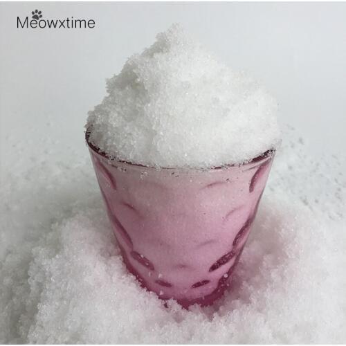 80g/bag Christmas DIY Gift Creative Artificial Winter Instant Snow Powder Snow