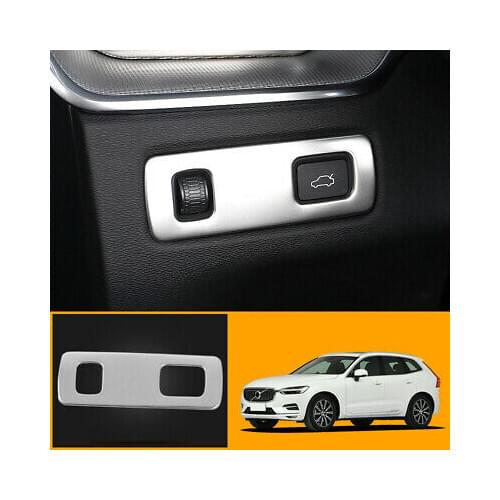 ABS Matte Interior Head Light Switch Button Cover 1pcs For Volvo S90 / V90 17-19