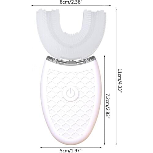 Automatic Adult U-shaped Electric Toothbrush Sonic Whitening Waterproof Silicone Braces Ultrasonic Tooth Beauty Cleaner