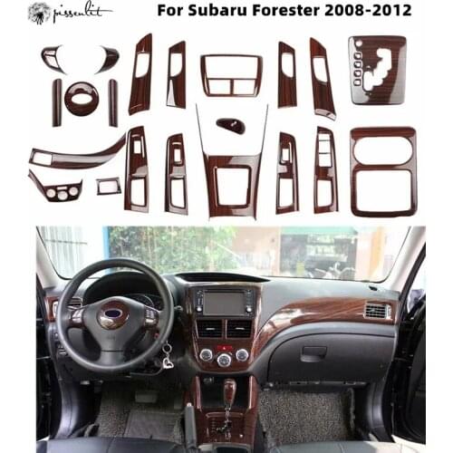 For Subaru Forester 2008-012 Car Accessories Central Control Door Handle for Water Cup with Gearshift Head Cover ABS Stickers
