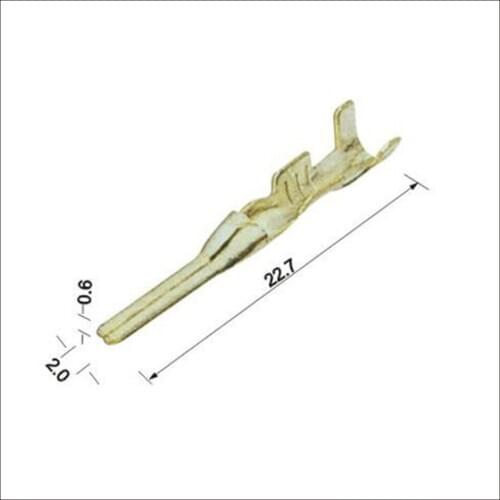 Free shipping 100pcs KET terminal ST740484 Male female wire connector terminal Plug socket Wire harness Soft Jacket DJ612-2*0.6A